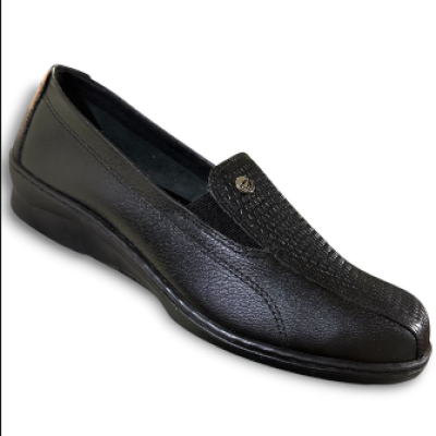 Romulo Casual Cuero Negro Mujer Ref 2648